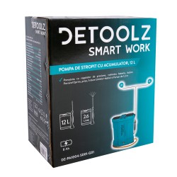 pompa de stropit cu acumulator, detoolz 12l