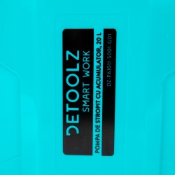 pompa de stropit cu acumulator, detoolz 16l