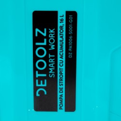 pompa de stropit cu acumulator, detoolz 16l