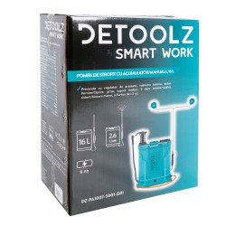 pompa de stropit 2 in 1 ( acumulator si manuala), detoolz 16l