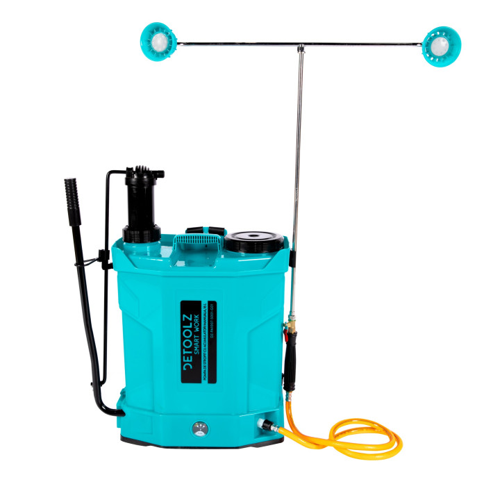 pompa de stropit 2 in 1 ( acumulator si manuala), detoolz 16l