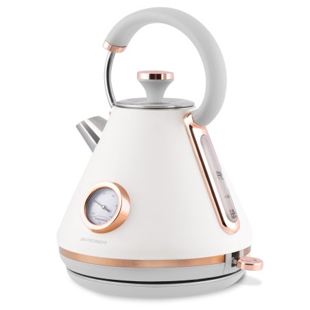 fierbator electric cu termometru 1.7l bd-701 alb