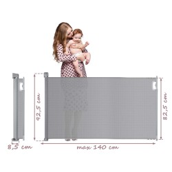 poarta de siguranta nukido, gri