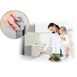 poarta de siguranta nukido, gri