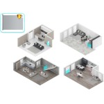 poarta de siguranta nukido, gri