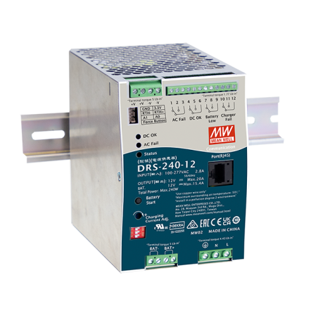 DRS-240 Surse Alimentare pe șină DIN cu funcție UPS