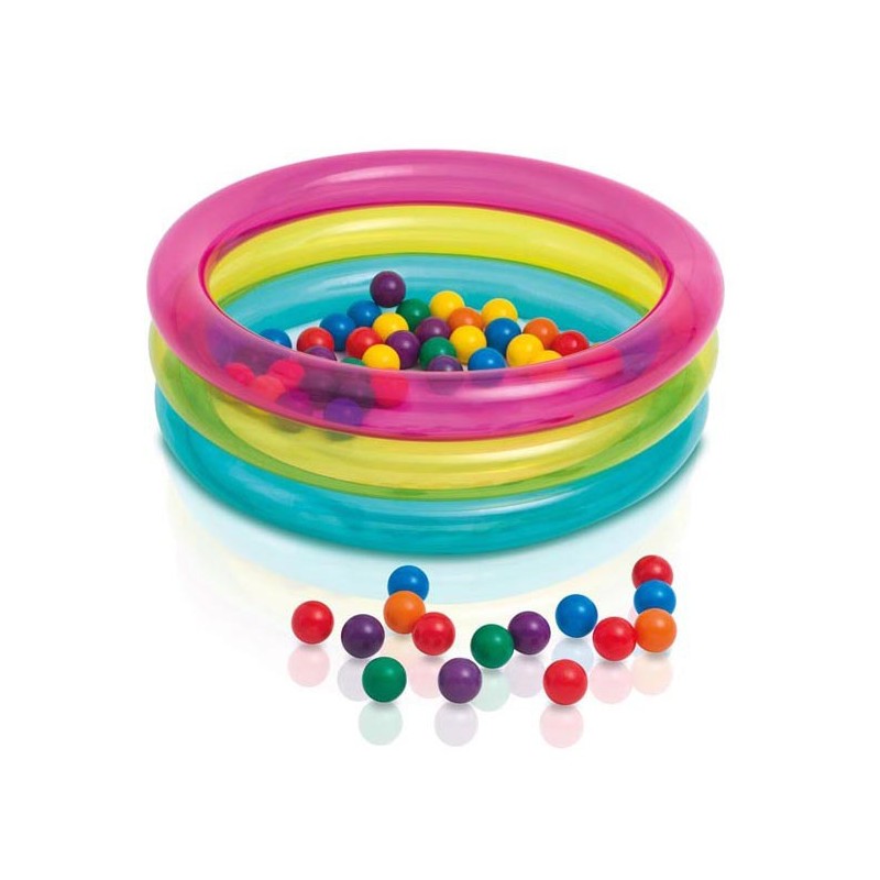 tarc gonflabil cu bile 86 x 25 cm intex 48674