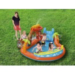 loc de joaca gonflabil lava lagoon 265 x 265 x 104 cm bestway 53069 loc de joaca gonflabil lava lagoon 265 x 265 x 104 cm bestway 53069