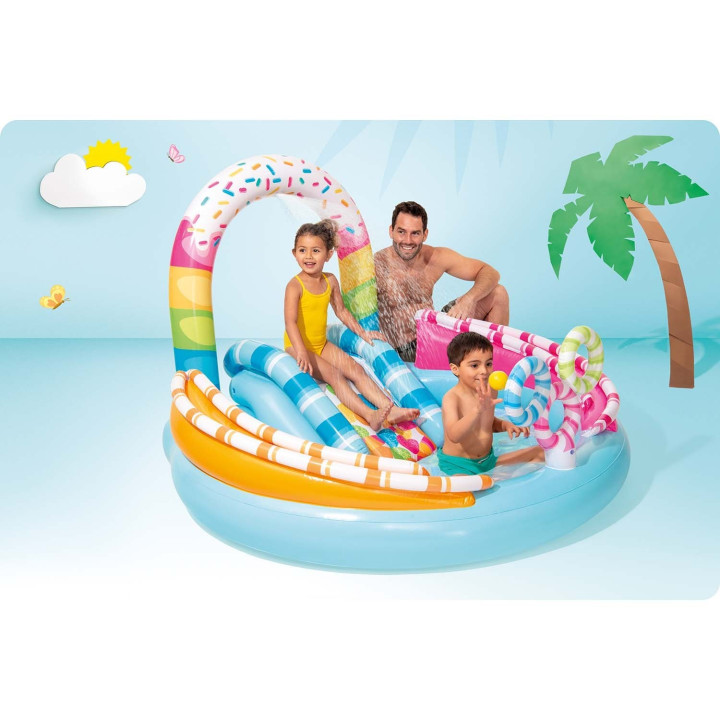 intex 57144 loc de joaca gonflabil cu bomboane