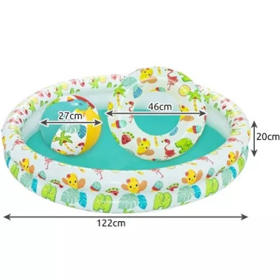 Piscina gonflabila 3in1 pentru copii BESTWAY 51124