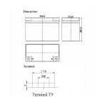 12V 100Ah Acumulator cu Gel Deep Cycle LFPG12100 12V 100Ah Acumulator cu Gel Deep Cycle LFPG12100