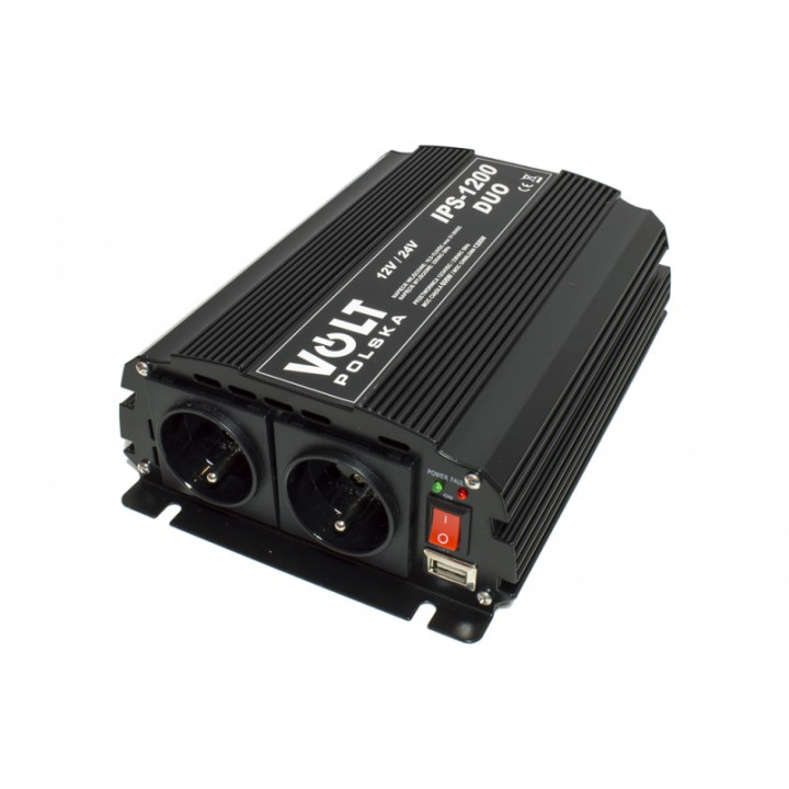 Invertoare auto, Invetor auto Convertor IPS 1200 DUO 12 / 24V / 230V -1, dioda.ro