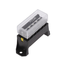 Accesorii Sisteme Fotovoltaice, Acces.sig: cutii de siguranţe siguranţă: 19mm 100A Corp: neagră -1, dioda.ro