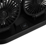 Ventilator auto dublu xtrobb 23222 , alimentare la bricheta 24V ventilator auto dublu xtrobb 23222