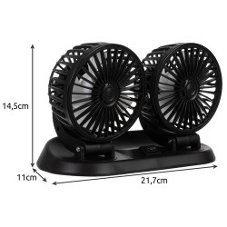 ventilator auto dublu xtrobb 23222