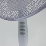 Ventilator camera, de podea, 42W, 3 trepte de viteză, elice 40 cm, oscilație 85°, protecție termică, înălțime ajustabilă, gri