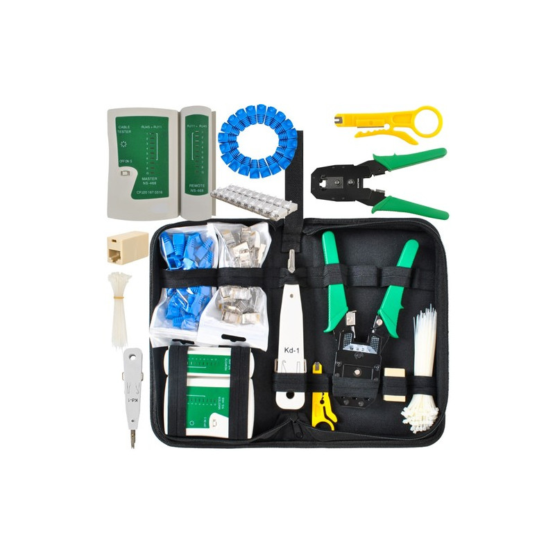 tester de cablu - kit de retea 6-in-1 23547