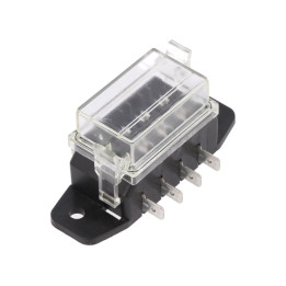 Accesorii Sisteme Fotovoltaice, Acces.sig: cutii de siguranţe siguranţă: 19mm 80A Corp: neagră -1, dioda.ro