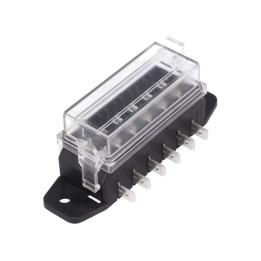 Accesorii Sisteme Fotovoltaice, Acces.sig: cutii de siguranţe siguranţă: 19mm 100A Corp: neagră -1, dioda.ro