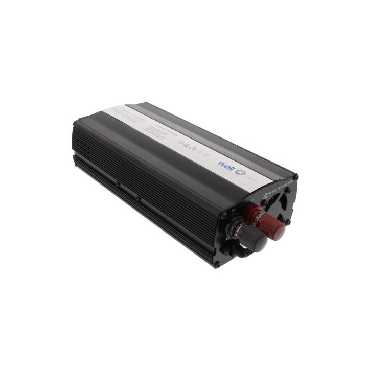 Invertoare auto, Invertor de tensiune 12V - 220V, USB, 600W, Well -1, dioda.ro