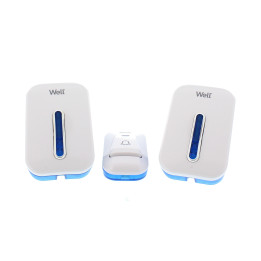 Sonerii, Sonerie fara fir, 220V, raza de acoperire 150m, 2 sonerii Well Cod EAN: 6958116101439 -1, dioda.ro