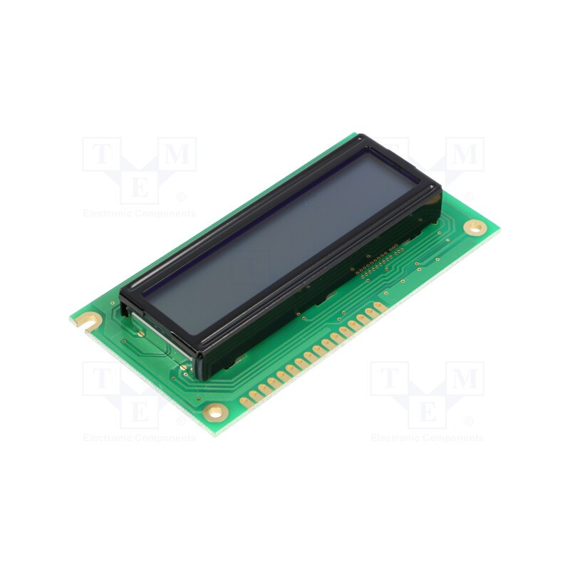 afisaj: lcd  alfanumerice  stn positive  16x2  gri  84x44x13,5mm