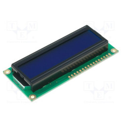 afisaj: lcd  alfanumerice  stn negative  16x2  albastru  led