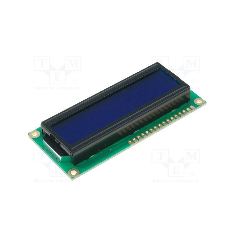 afisaj: lcd alfanumerice stn negative 16x2 albastru led afisaj: lcd alfanumerice stn negative 16x2 albastru led