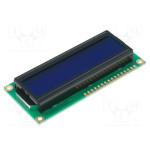 afisaj: lcd alfanumerice stn negative 16x2 albastru led afisaj: lcd alfanumerice stn negative 16x2 albastru led