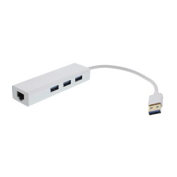 Adaptor USB3.0 - Gigabit Ethernet si 3x USB3.0 Cod EAN: 5948636034684