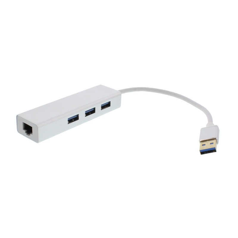 Cabluri, Adaptor USB3.0 - Gigabit Ethernet si 3x USB3.0 Cod EAN: 5948636034684 -1, dioda.ro