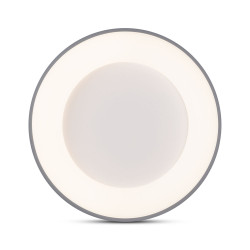 plafoniera lind led 50w 4000k 48cm ip20, gri, erste