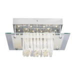 plafoniera led prismo 12w 280x280mm