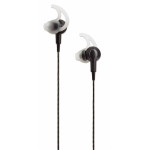 casti in-ear cu fir manhattan 179607  microfon  1.2m  negru