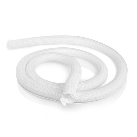 manson pentru gestionarea cablurilor  diametru maxim 30mm  2m  alb  nedis