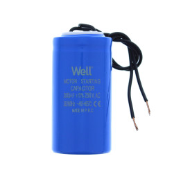 condensator pornire motor 250v 300uf cu fir  well