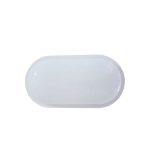aplica exterior cu led oval 12w  21cm  1200lm  6500k  well