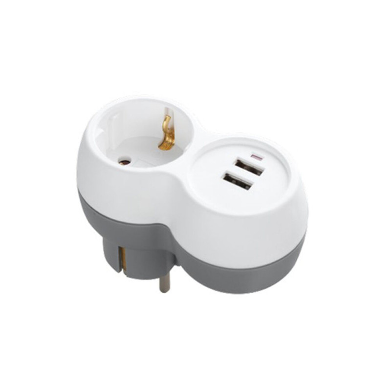 stecher schuko  2x usb-a  technik