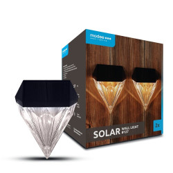 proiector solar de perete  3lm  lumina calda  2 buc/set  modee