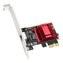 placa de retea pci express gigabit  2.5gbps  pe25 cudy
