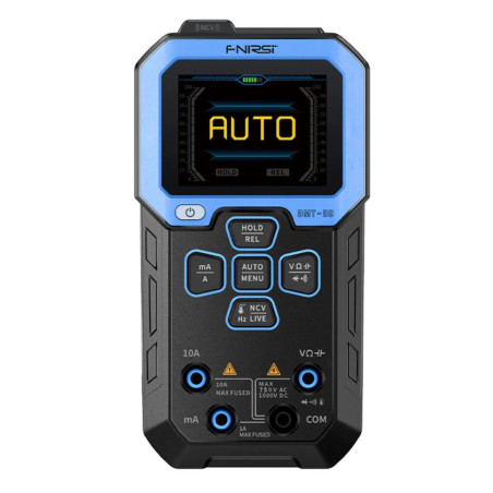 multimetru digital smart  afisaj color  tester de tensiune  mod inregistrare  ncv  ac/dc 10a  fnirsi dmt-99