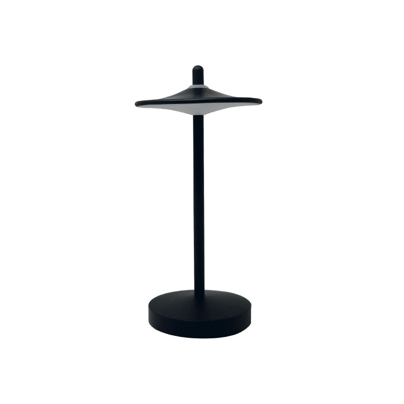 lampa de masa led  1w  130lm  3000k  reincarcabila  aluminiu  antracit  sake kelu