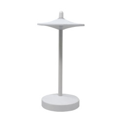 lampa de masa led  1w  130lm  3000k  reincarcabila  aluminiu  alb  sake kelu