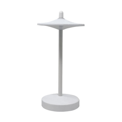 lampa de masa led  1w  130lm  3000k  reincarcabila  aluminiu  alb  sake kelu