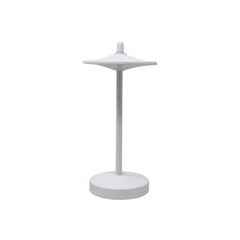 lampa de masa led  1w  130lm  3000k  reincarcabila  aluminiu  alb  sake kelu