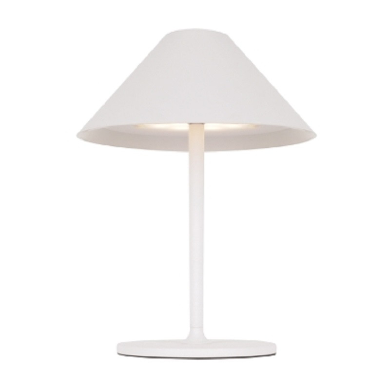 lampa de masa led  3w  240lm  3000k  reincarcabila  aluminiu  alb  mini liberty kelu