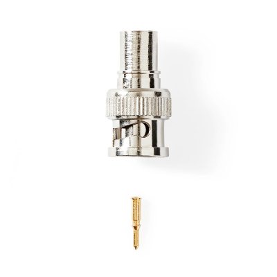 conector bnc tata pentru cablu coaxial 7mm  25 bucati nedis