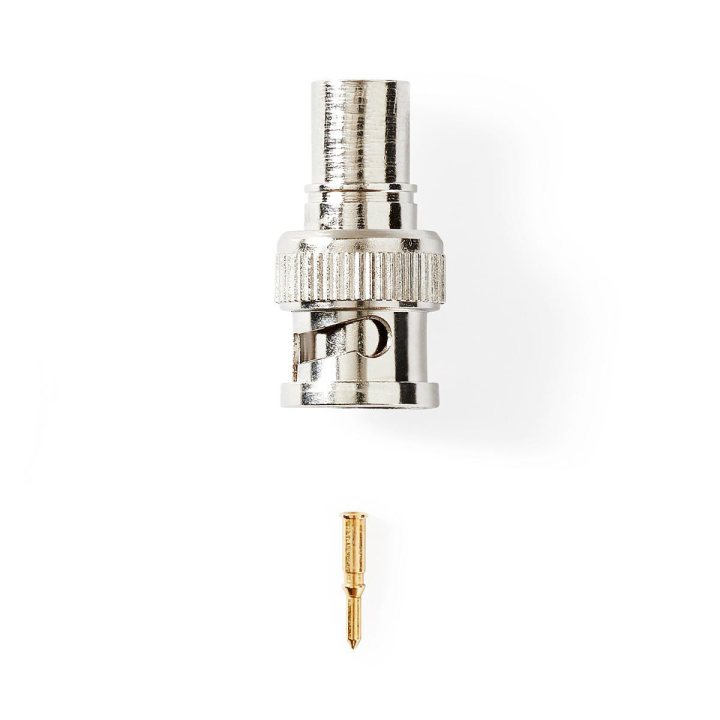 conector bnc tata pentru cablu coaxial 7mm  25 bucati nedis
