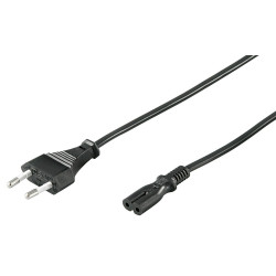 cablu alimentare casetofon negru 5m