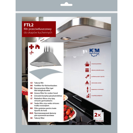 filtru de grasimi pentru hota de bucatarie k&m